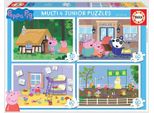 Educa - Set Di Puzzle Per Bambini Peppa Pig, Multicolore (18645) Educa