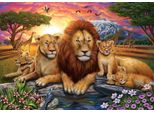 Art Puzzle Puzzle Famiglia Leone 1000 Pezzi