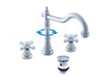 SlezáK-Rav Miscelatore Per Lavabo SlezáK Rav Morava Retro MK132 Colore: Cromo, Dimensione: 1/2''