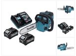 Makita Uc 002 GM201 Motosega A Batteria 40 V Max. 25 Cm 24,8 M/S Brushless + 2X Batteria 4,0 Ah + Caricabatterie