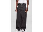 PáNské DžíNy Urban Classics 90'S Loose Jeans Realblack Washed - 38