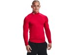 Under Armour Ua Cg Armour Comp Mock - Rosso, Taglia:Xs