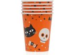 Tazza Di Halloween Atosa 6 Unità Arancione Arancione Taglia Unica