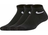 Nike Bambini Rn0012 Calzini Corti 3 Paia Nero Eu 23 1/2-27 Nero Eu 23 1/2-27