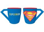 Half Moon Bay Superman-Logo-Tasse Blau Blau Taglia Unica