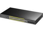 Cudy GS2028PS4 Managed L2 Gigabit Ethernet (10/100/1000) Power Over Ethernet (Poe) 1U Nero (GS2028PS4-300W)