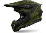 Casco Da Motocross Airoh Twist 3 Military Matt Verde Militare Taglia S