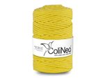 Colinea, Cordino In Cotone Con Anima In Cotone, Intrecciato, 5Mm, 100M, Giallo Chiaro