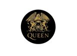 Queen - Tappetino Per Giradischi, Logo PM3143 (Taglia Unica) (Nero/Oro)