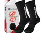 Tape Design Superleggero Calzini Lunghi Antiscivolo Nero Eu 37-48 Uomo,Donna Nero Eu 37-48
