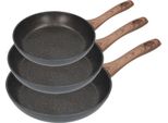 Set Di Padelle Antiaderenti Edm Serie Eneas 3 Unità Argento Argento Taglia Unica