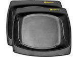 Ridgemonkey Dlx Standard Twin Pack Plate Nero Nero Taglia Unica