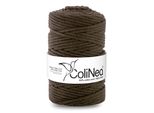 Cordone Di Cotone Intrecciato 5Mm 100M Marrone Scuro Colinea Intrecciato Con Anima In Cotone