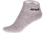 Hi-Tec Quarro Pack Jr Calzini Grigio Eu 33-35 Ragazzi, Ragazze Grigio Eu 33-35