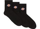 Dickies Valley Grove Mid Socks Nero Eu 36-38 Uomo,Donna Nero Eu 36-38