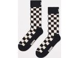 Calzini Del Marchio Happy Socks Del Modello Dizzy Check Sock Nero