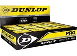 Palline Dunlop Pro Squash Giallo, Bianco 12 Palline Giallo, Bianco 12 Palline