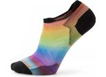 Smartwool Run Zero Cushion Pride Rainbow Print Calzini Corti Multicolore Eu 46-49 Uomo,Donna Multicolore Eu 46-49