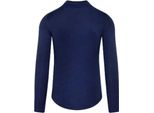 CafÉ Du Cycliste Camille Baselayer A Maniche Lunghe Blu M Uomo Blu M