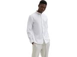 Selected Regular New Linen China Camicia A Maniche Lunghe Bianco L Uomo Bianco L