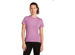 Icebreaker Merino Core Camping Circle Kurzarm-T-Shirt Lila S Damen Lila S
