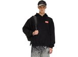 Diesel S Boxt Lab Felpa Con Cappuccio Nero S Uomo Nero S