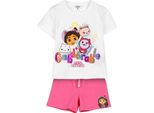 Cerda Group Set Maglietta E Pantaloni Bianco, Rosa 5 Anni Bambine Bianco, Rosa 5 Anni