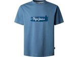 Pepe Jeans Picthon - Maglietta A Maniche Corte Blu M Uomo Blu M