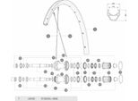 Mavic Id350 Corpo Ruota Libera Nero Nero Taglia Unica