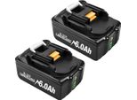 Batteria Agli Ioni Di Litio, Capacità 18V 6000Mah, Caratteristiche Di Sicurezza, 2 Batterie 60Ah