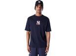 New Era Mlb World Series New York Yankees Maglietta A Maniche Corte Blu L Uomo,Donna Blu L