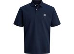 Jack & Jones Luvirtual Kurzarm-Poloshirt Blau S Herren Blau S