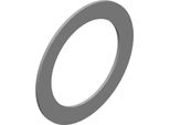 Dt Swiss Din988 Ø15/Ø21/0,5 Mm Rondella Argento Argento Taglia Unica