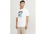 Jack & Jones Tulum Logo Maglietta A Maniche Corte Bianco 2XL Uomo Bianco 2XL