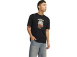 Jack & Jones Seven Skull - Maglietta A Maniche Corte Nero S Uomo Nero S
