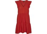 Vero Moda Kita Abito Midi Senza Maniche Rosso M Donna Rosso M