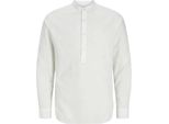 Jack & Jones Ebreeze Camicia A Maniche Lunghe Con Mezza Abbottonatura Bianco 2XL Uomo Bianco 2XL