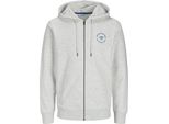 Jack & Jones Simon - Maglia Con Zip Grigio M Uomo Grigio M