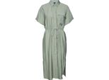Vero Moda Iris Abito Midi A Maniche Corte Verde M Donna Verde M