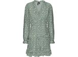 Vero Moda Smilla Abito Midi A Maniche Lunghe Verde S Donna Verde S