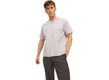 Jack & Jones Summer Resort - Camicia A Maniche Corte Grigio L Uomo Grigio L