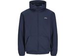 Jack & Jones Basic Zip Plus Size Pullover Con Zip Blu 6XL Uomo Blu 6XL