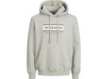 Jack & Jones Frederiksberg Box Felpa Con Cappuccio Plus Size Grigio 6XL Uomo Grigio 6XL