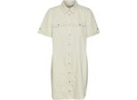 Vero Moda Jennie Abito A Maniche Corte Beige S Donna Beige S