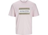 Jack & Jones Frederiksberg Box - T-Shirt Manica Corta Rosa M - Uomo Rosa M