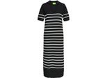 Jack & Jones Layla Comfy Jjxx Vestito Midi A Maniche Corte Nero M Donna Nero M