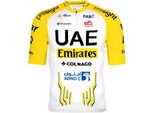 Pissei Uae Team Emirates - Tour De France 2024 Replica Maglia Ciclismo Manica Corta Giallo Xl Uomo Giallo Xl