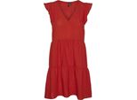 Vero Moda Kita Abito Midi Senza Maniche Rosso L Donna Rosso L
