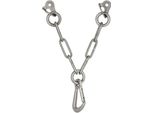 Fixe Climbing Gear Type V Draco M12 316L Standplatz Grau Grau Taglia Unica