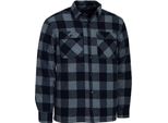 Kinetic Logo Camicia A Maniche Lunghe Grigio M Uomo Grigio M